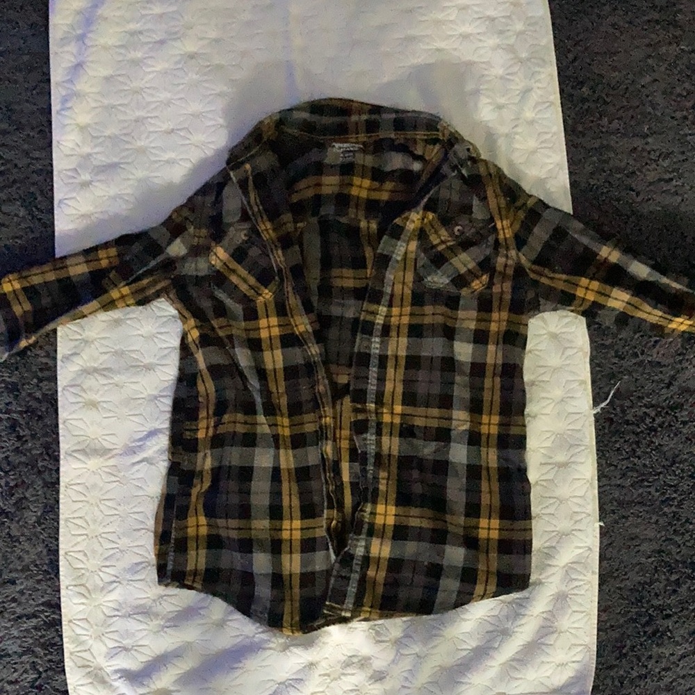 Yellow Vintage Arizona Flannel